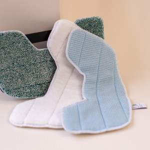 3 Hochwertige Bodentücher mit Halterung